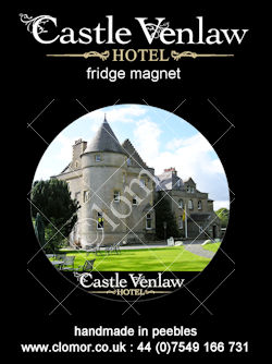 Bespoke magnet Castle Venlaw Hotel